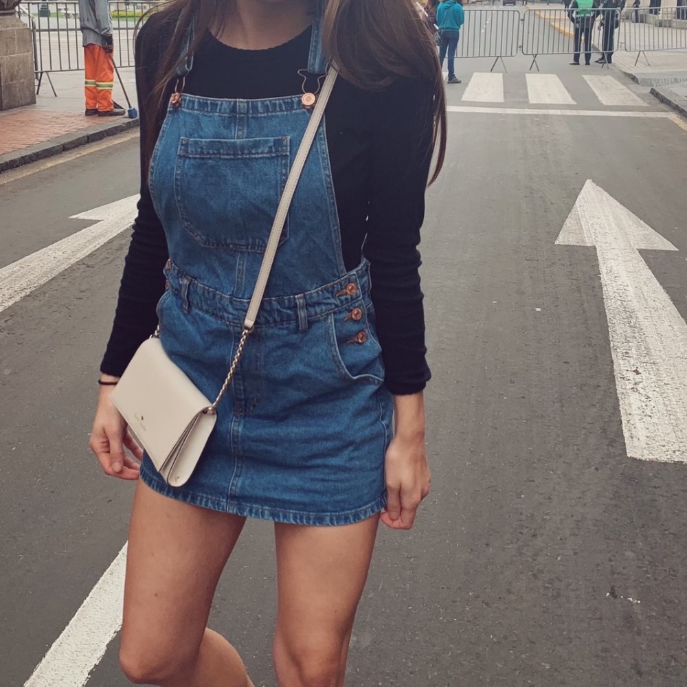 Overall Jean Dress